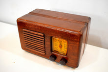 Load image into Gallery viewer, Bluetooth Ready To Go - Wood Vintage 1940s Homestead Model Unknown AM Vacuum Tube Radio Nice Little Woody