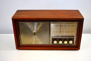 Bluetooth Ready To Go - Wood 1963 Motorola Model B10WA AM FM Vacuum Tube Radio Solid Player and Construction