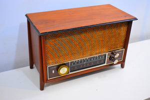Bluetooth Ready To Go -  Wood 1963 Zenith Model K731 AM FM Vacuum Tube Radio Outstanding Condition and Sound!