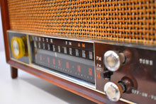 Load image into Gallery viewer, Bluetooth Ready To Go -  Wood 1963 Zenith Model K731 AM FM Vacuum Tube Radio Outstanding Condition and Sound!