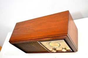 Bluetooth Ready To Go -  Wood 1959 Zenith Model M730 AM FM Vacuum Tube Radio Sounds Fills Room!