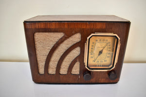 Artisan Handcrafted Original Vintage Wood 1937 Philco Model 37-12 AM Vacuum Tube AM Radio Sounds Wonderfull! Excellent Condition!