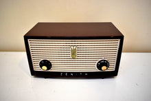 Load image into Gallery viewer, Oxblood Ivory 1960 Zenith Model B508R AM Vacuum Tube Radio Souds Great! Excellent Condition!