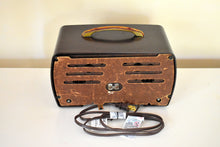 Load image into Gallery viewer, Mocha Brown 1942 Zenith Model 6-D-510 AM Vacuum Tube Radio Beauty of Bakelite!