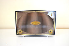 Load image into Gallery viewer, Taupe and Tan Zenith Model B615G AM Vacuum Tube Radio Sound Blaster Excellent Condition!