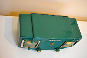 ガンビー グリーン 1953 ゼニス モデル L520F AM ヴィンテージ真空管ラジオ ゴージャスな見た目とサウンド!