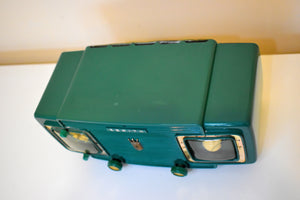 ガンビー グリーン 1953 ゼニス モデル L520F AM ヴィンテージ真空管ラジオ ゴージャスな見た目とサウンド!