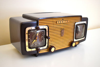 Godiva Gold 1953 Zenith Model L622 AM Vintage Vacuum Tube Radio Gorgeous Looking and Sounding!