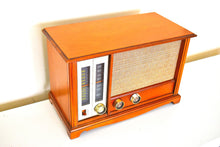 Load image into Gallery viewer, Bluetooth Ready To Go - American Provincial Wood 1965 Zenith Model N731 &#39;The Highlighter&#39; AM/FM Radio