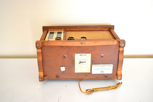 Bluetooth Ready To Go - American Provincial Wood 1965 Zenith Model N731 'The Highlighter' AM/FM Radio