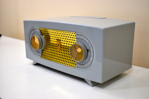 ハル グレー 1955 ゼニス「ブロードウェイ」モデル Z510G AM 真空管ラジオ - よろしくお願いします!