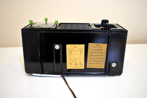 Bluetooth Ready To Go - Hornet Green 1953 Philco Transitone Model 53-701 AM Vacuum Tube Radio Early Tech Age Look