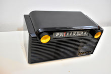 Load image into Gallery viewer, Chalcedony Black 1952 Admiral 5G35N AM Tube Radio Mid Century Appeal in Spades!