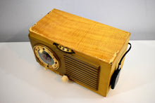 Load image into Gallery viewer, Bluetooth Ready To Go - Blonde 1950 General Electric Model 508 AM Clock Radio Works Great!