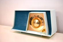 Load image into Gallery viewer, Blue Bayou Mid Century Retro 1962 Motorola A17B3 Vacuum Tube AM Radio Cool Model Rare Color!