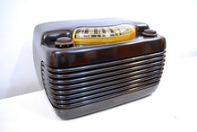 Load image into Gallery viewer, Hippo Brown Bakelite Vintage 1946 Philco Model 46-420 AM Radio Flawless and Sounds Amazing!