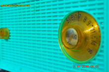 Charger l&#39;image dans la galerie, SOLD! -April 4, 2016 - BLUETOOTH MP3 Ready - Aquamarine Retro Mid Century Vintage 1959 Admiral Model Y838 AM Tube Radio Totally Restored! - [product_type} - Truetone - Retro Radio Farm