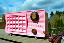 画像をギャラリービューアに読み込む, SOLD! - March 26, 2014 - BEAUTIFUL PINK Retro Vintage Atomic Age 1955 Admiral 5S38 Tube AM Radio Works! - [product_type} - Admiral - Retro Radio Farm