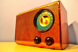 SOLD! - Feb 28, 2014 - BEAUTIFUL Wood Vintage Retro 1946 Emerson Model 509 AM Tube Radio Works! Wow! - [product_type} - Emerson - Retro Radio Farm
