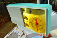 Load image into Gallery viewer, SOLD! - Apr 1, 2017 - BLUETOOTH MP3 READY - AM FM TURQUOISE Retro Mid Century Jetsons Vintage 1962 Arvin Model 2585 Tube Radio Amazing! - [product_type} - Arvin - Retro Radio Farm