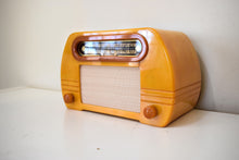Load image into Gallery viewer, Mayan Temple Gold Catalin 1946 FADA Model 652 Vacuum Tube AM Radio Sounds Great! Clean!