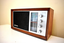 Charger l&#39;image dans la galerie, Modern Sleek Design Wood 1968 Panasonic Model RE-7257 Solid State AM/FM Radio Sounds Great!