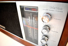 Load image into Gallery viewer, Modern Sleek Design Wood 1968 Panasonic Model RE-7257 Solid State AM/FM Radio Sounds Great!