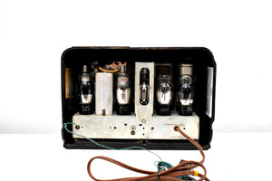 Espresso Brown Bakelite 1938 Philco Model 38-12CB Vacuum Tube AM Radio Sounds Great Awesome Condition!
