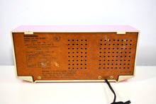 Load image into Gallery viewer, Flamingo Pink 1972 Panasonic Model RE-6283 Solid State AM/FM Radio Works Great!