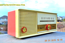 Charger l&#39;image dans la galerie, SOLD! - Feb 17, 2015 - CARNATION PINK Retro Jetsons early 60s Arvin Model 30R12 Tube FM RADIO Works! - [product_type} - Arvin - Retro Radio Farm