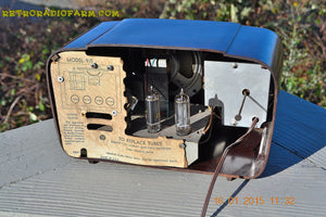 SOLD! - Aug 12, 2015 - GOLDEN AGE 1949 Jewel Model 910 AM/ Brown Swirly Marbled Bakelite Tube Radio Totally Restored! - [product_type} - Jewel - Retro Radio Farm