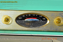 Charger l&#39;image dans la galerie, SOLD! - April 28, 2014 - TURQUOISE Retro Jetsons Vintage 1957 RCA Victor Model 1-X-4HE AM Tube Radio WORKS! - [product_type} - RCA Victor - Retro Radio Farm