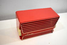 Load image into Gallery viewer, Coral Red 1958 Arvin Model 2581 Vacuum Tube Radio Great Receiver! What a Cutie!