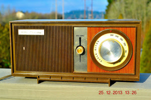 SOLD! - March 20, 2014 - RETRO Modern Fugly 1960's Silvertone Model 6002 Brown Woodgrain Radio Works! - [product_type} - Silvertone - Retro Radio Farm