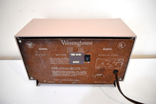 Load image into Gallery viewer, Bluetooth Ready To Go - Mochachino 1959 Westinghouse Model H-675T5 AM Vacuum Tube Radio Excellent Condition Works Great!