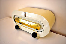 Load image into Gallery viewer, Cream Ivory Bakelite 1951 Zenith Consol-Tone Model H511 Vacuum Tube Radio Looks and Sounds Great! Excellent Condition!