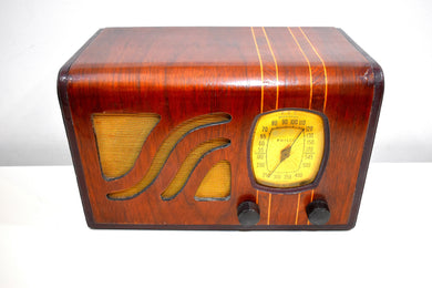 Golden Age Vintage Wood 1939 Philco Model 39-6C AM Radio Sounds Great Hardwood Cabinet Sounds Wonderful!