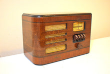 Load image into Gallery viewer, Artisan Handcrafted Wood Delco Model R-1153 Vacuum Tube AM Radio Relic and Sounds Great!