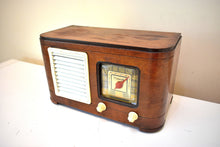 Load image into Gallery viewer, Bluetooth Ready To Go - Artisan Handcrafted Wood 1941 Motorola Model 51X19 Vacuum Tube AM Radio Works Great!
