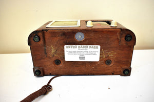 Bluetooth 準備完了 - 職人手作りの木製 1941 モトローラ モデル 51X19 真空管 AM ラジオは素晴らしい動作をします。