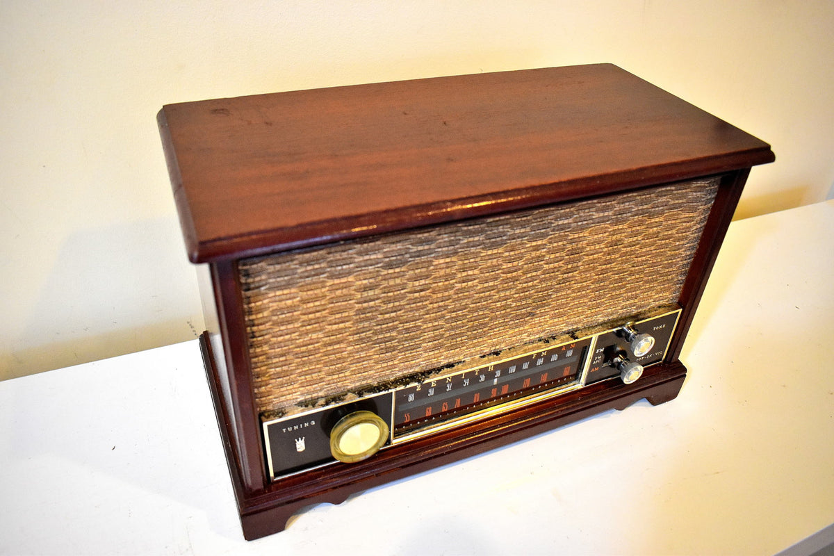 Fine Solid Wood Cabinetry Mid Century 1959 Zenith Model K731 AM FM Vac ...