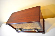 Load image into Gallery viewer, Fine Solid Wood Cabinetry Mid Century 1959 Zenith Model K731 AM FM Vacuum Tube Radio Excellent Condition Stellar Sounding!