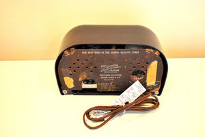 Arabica Brown Owl Eyes 1951 Zenith Model G516 AM Vacuum Tube Radio Great Looking and Sounding!